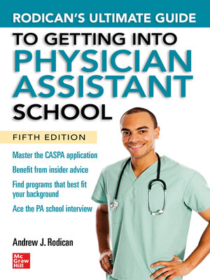 cover image of Rodican's Ultimate Guide to Getting Into Physician Assistant School